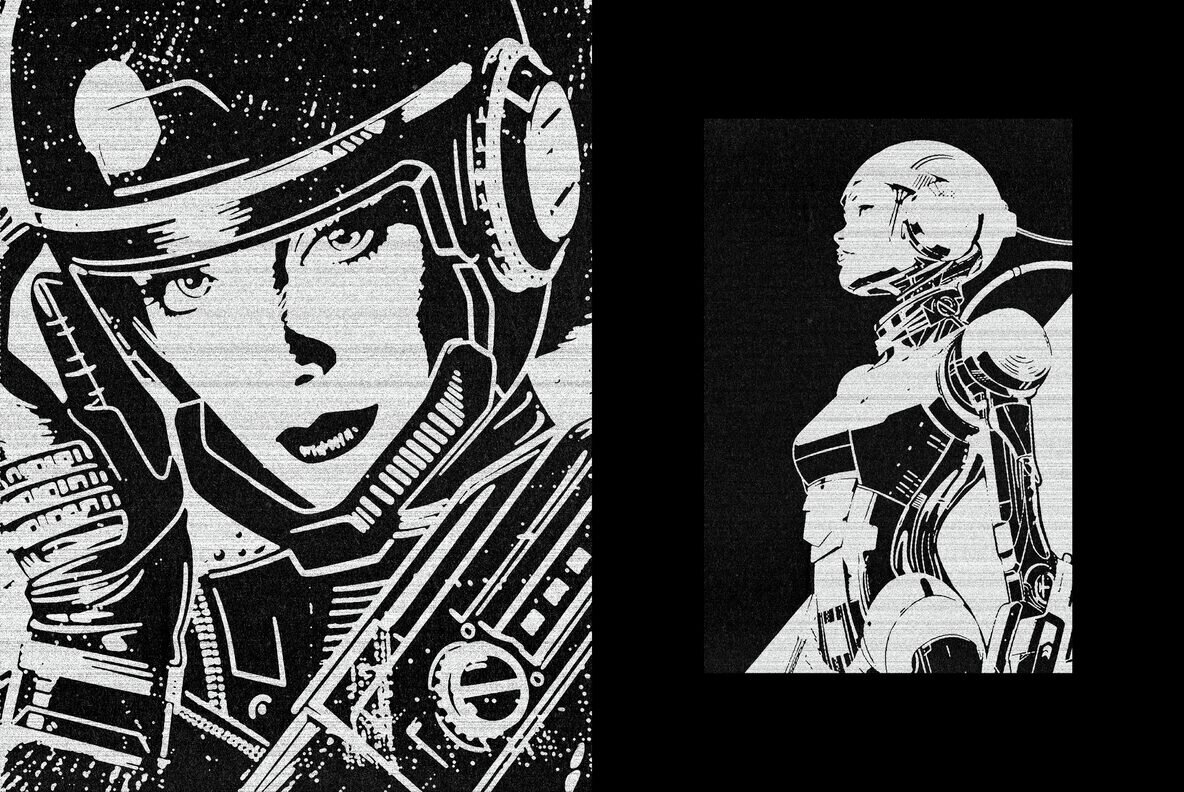 Retro Printer Design Effect 2