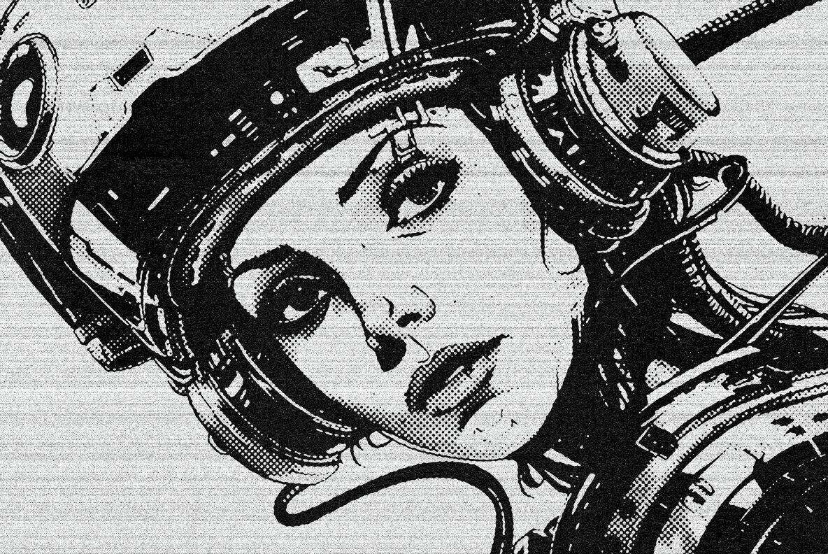 Retro Printer Design Effect 3