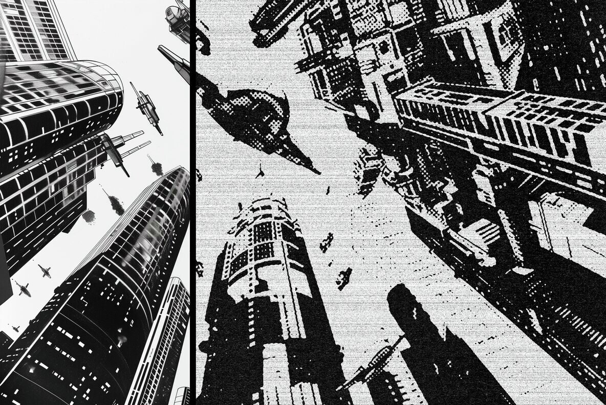 Retro Printer Design Effect 5