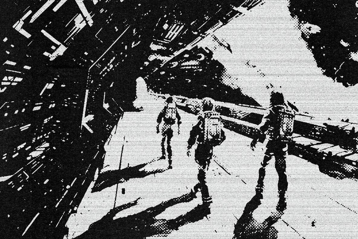 Retro Printer Design Effect 7