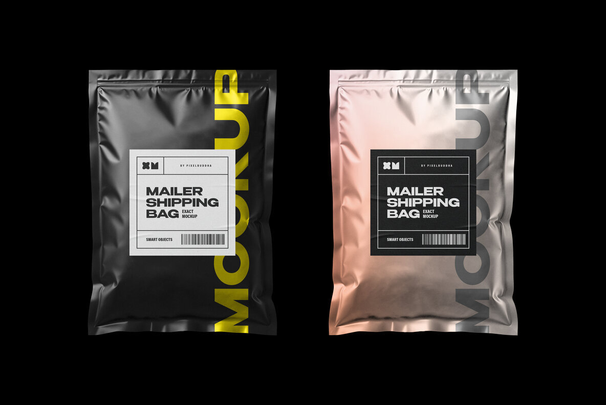 Mailer Plastic Bag Mockup 1