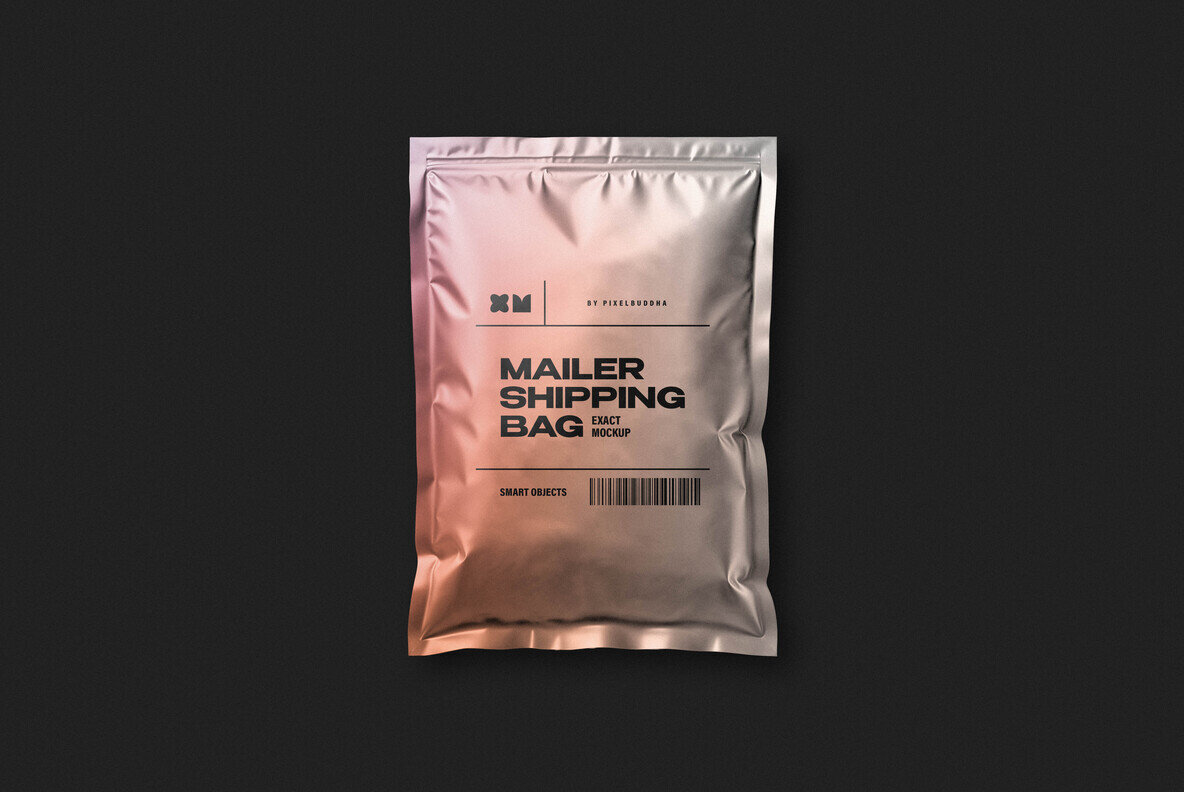 Mailer Plastic Bag Mockup 2