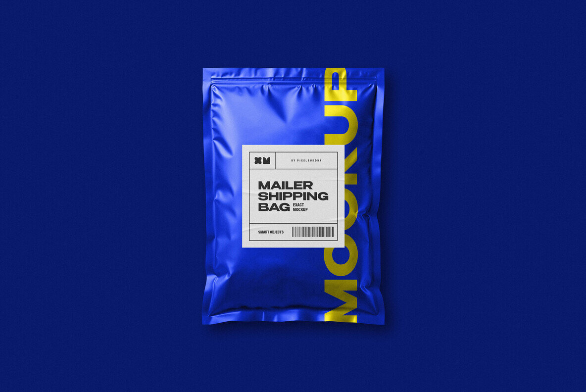 Mailer Plastic Bag Mockup 3