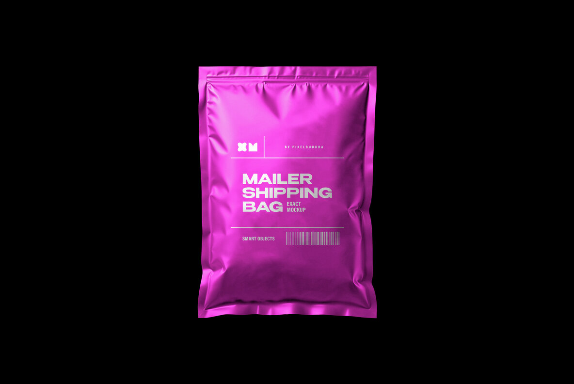 Mailer Plastic Bag Mockup 5