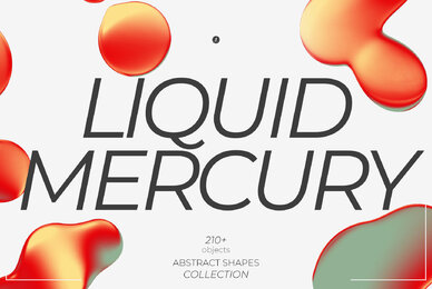Liquid Mercury Abstract Objects