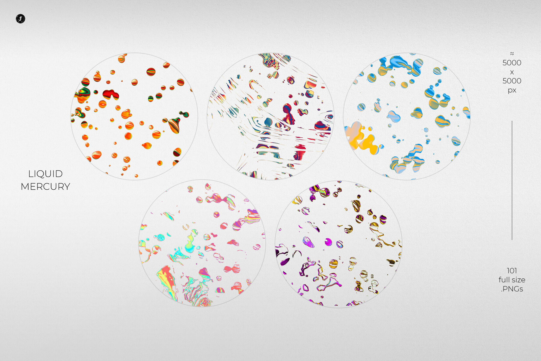 Liquid Mercury Abstract Objects 3