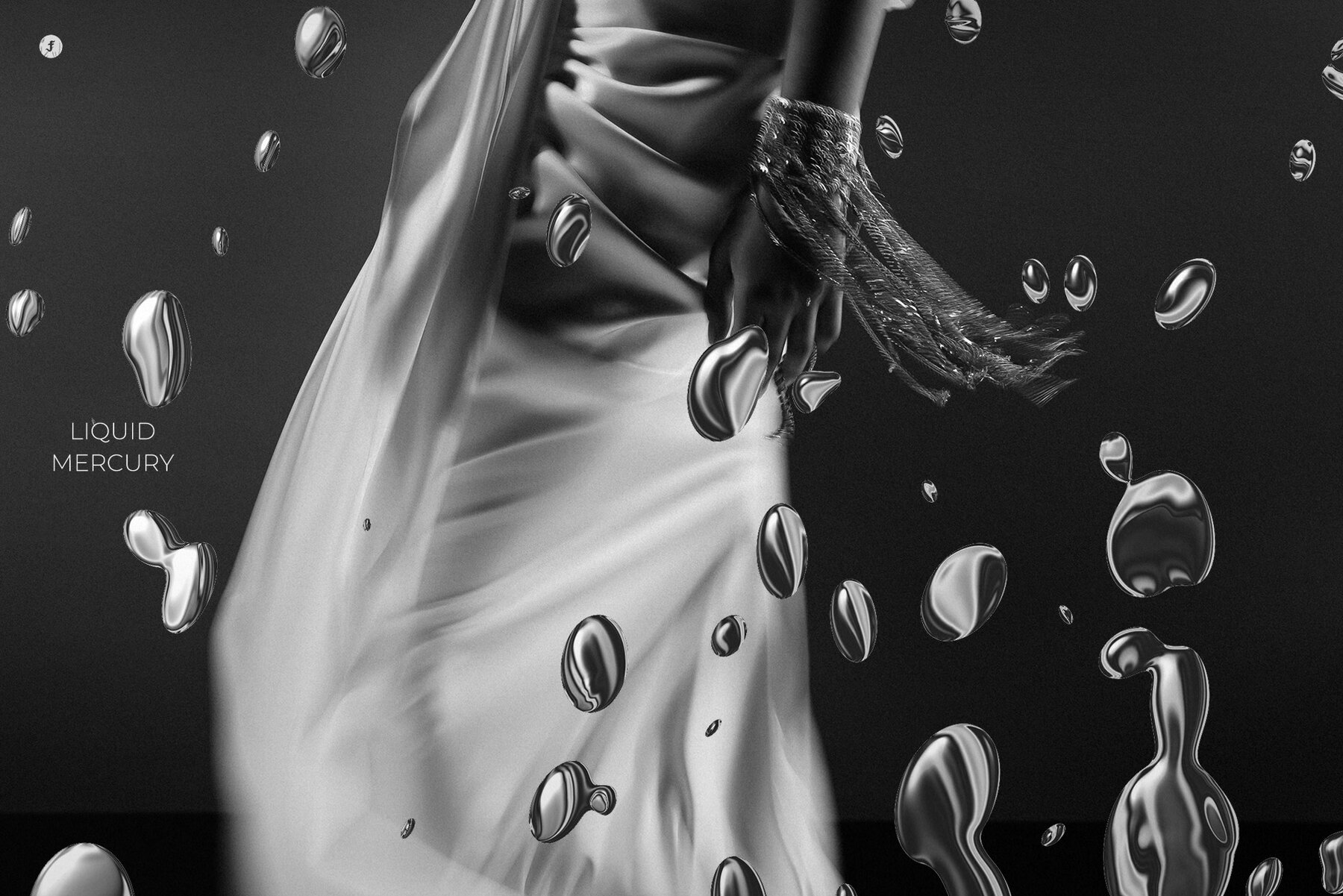 Liquid Mercury Abstract Objects 18