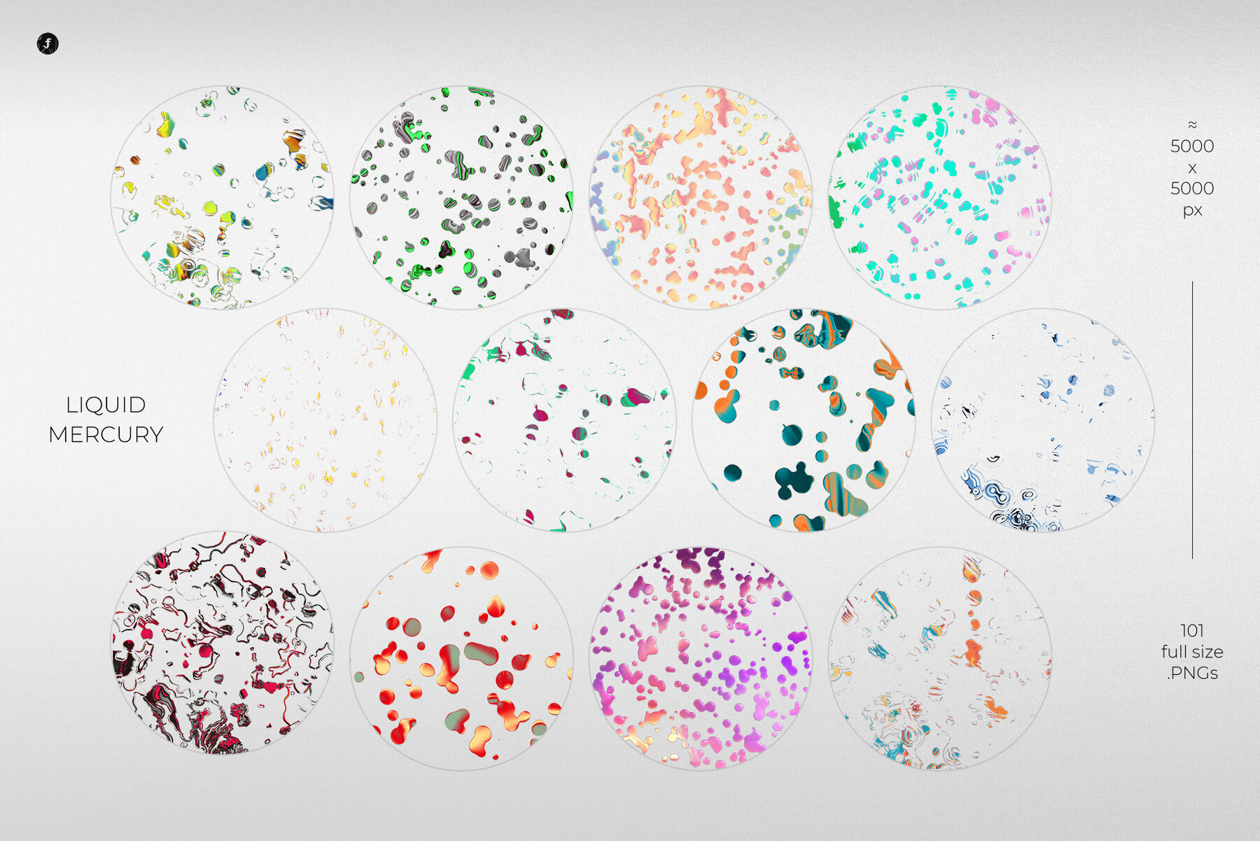 Liquid Mercury Abstract Objects 23