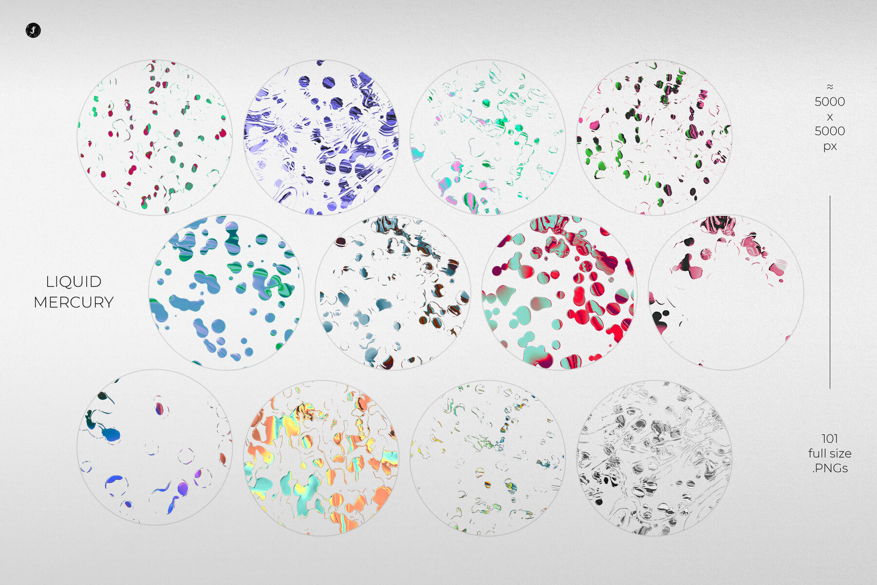 Liquid Mercury Abstract Objects 26