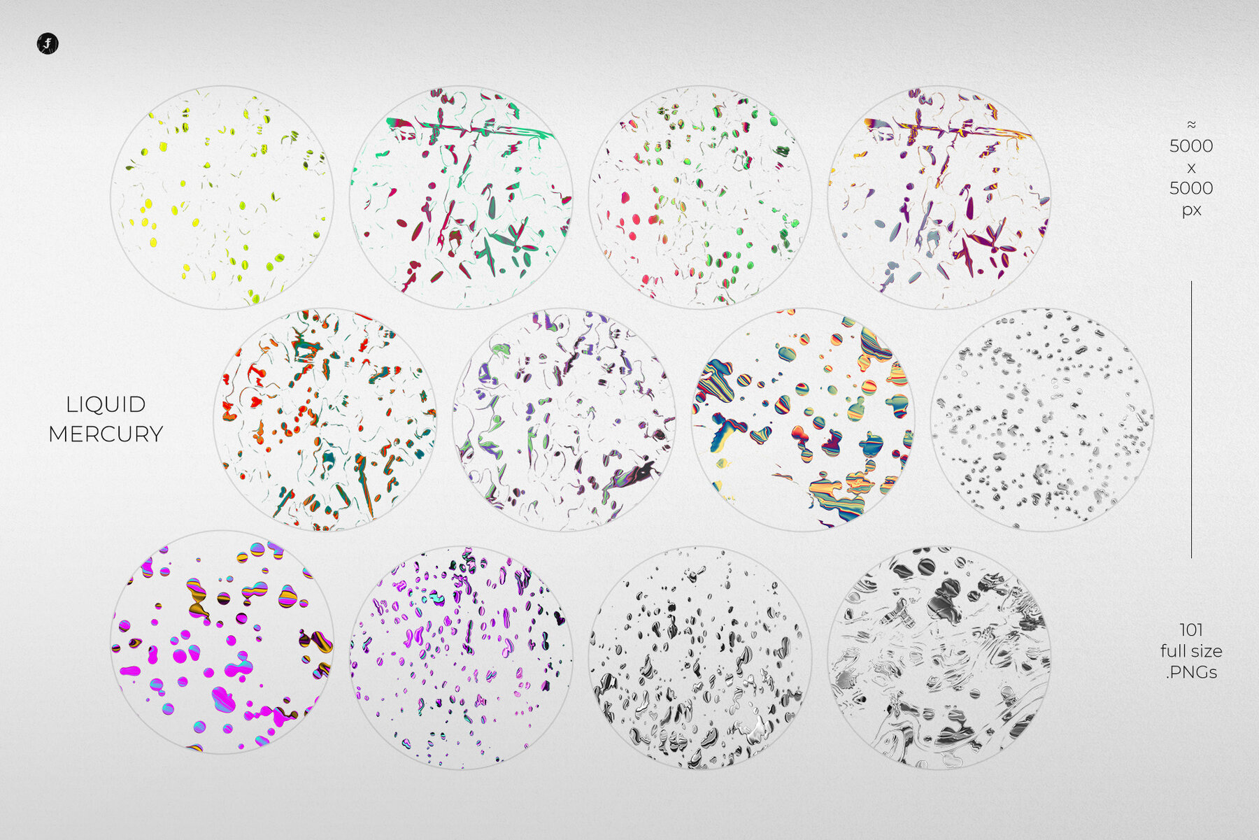 Liquid Mercury Abstract Objects 27