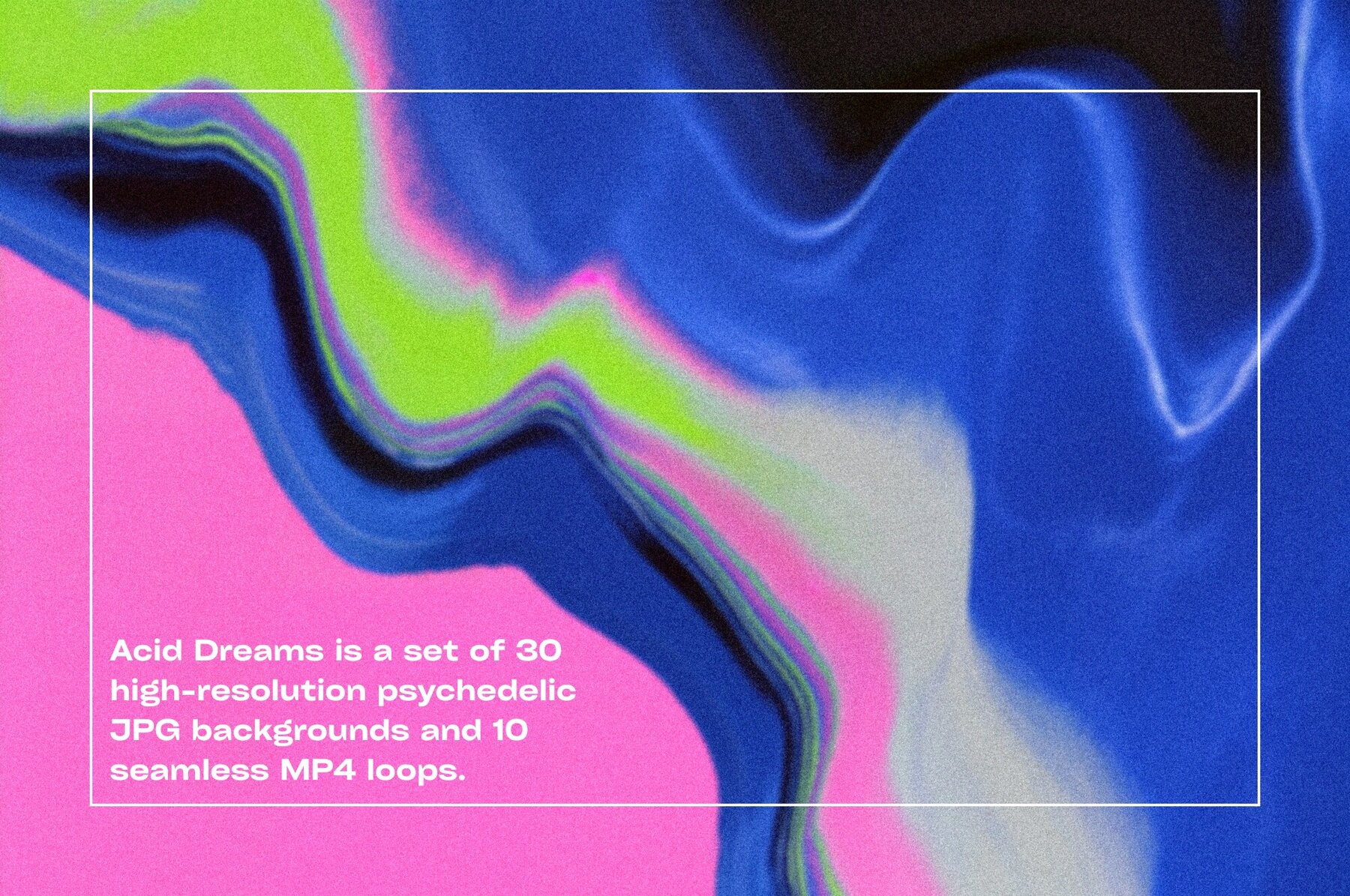 Acid Dreams   Psychedelic Grainy Backgrounds Pack 6