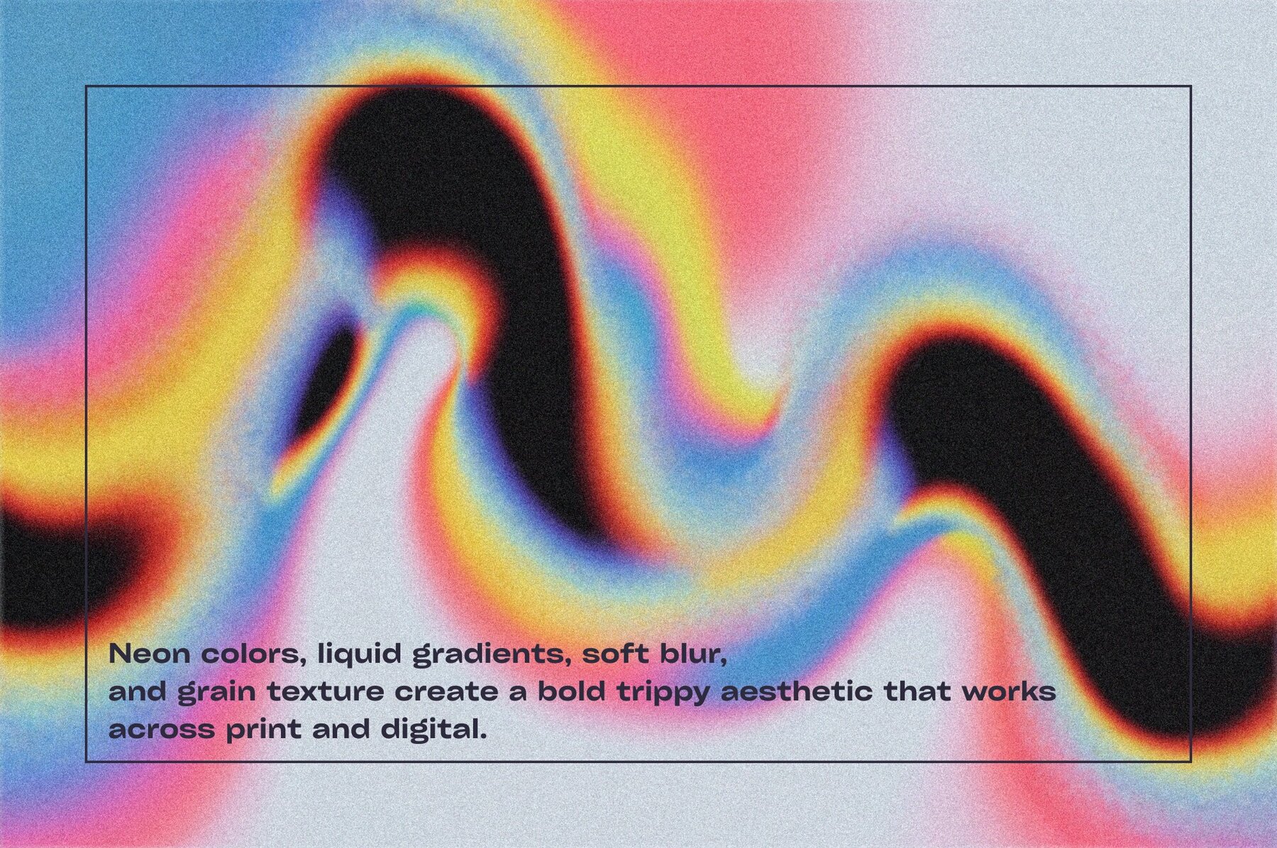 Acid Dreams   Psychedelic Grainy Backgrounds Pack 7