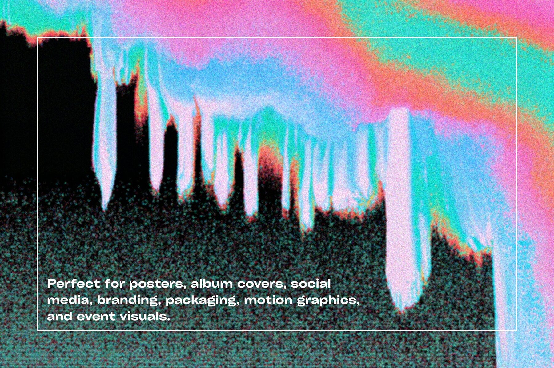 Acid Dreams   Psychedelic Grainy Backgrounds Pack 8