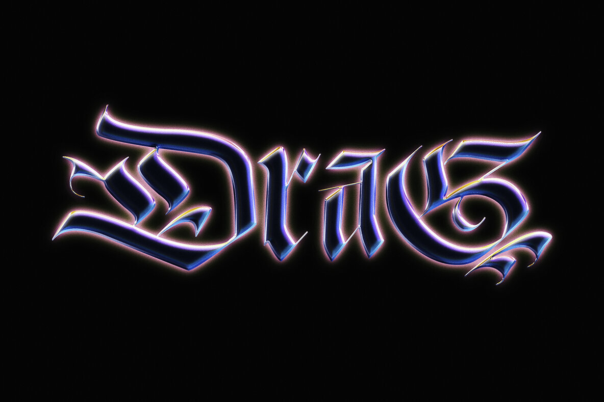 Chromatic Text Effect Bundle Photoshop 3