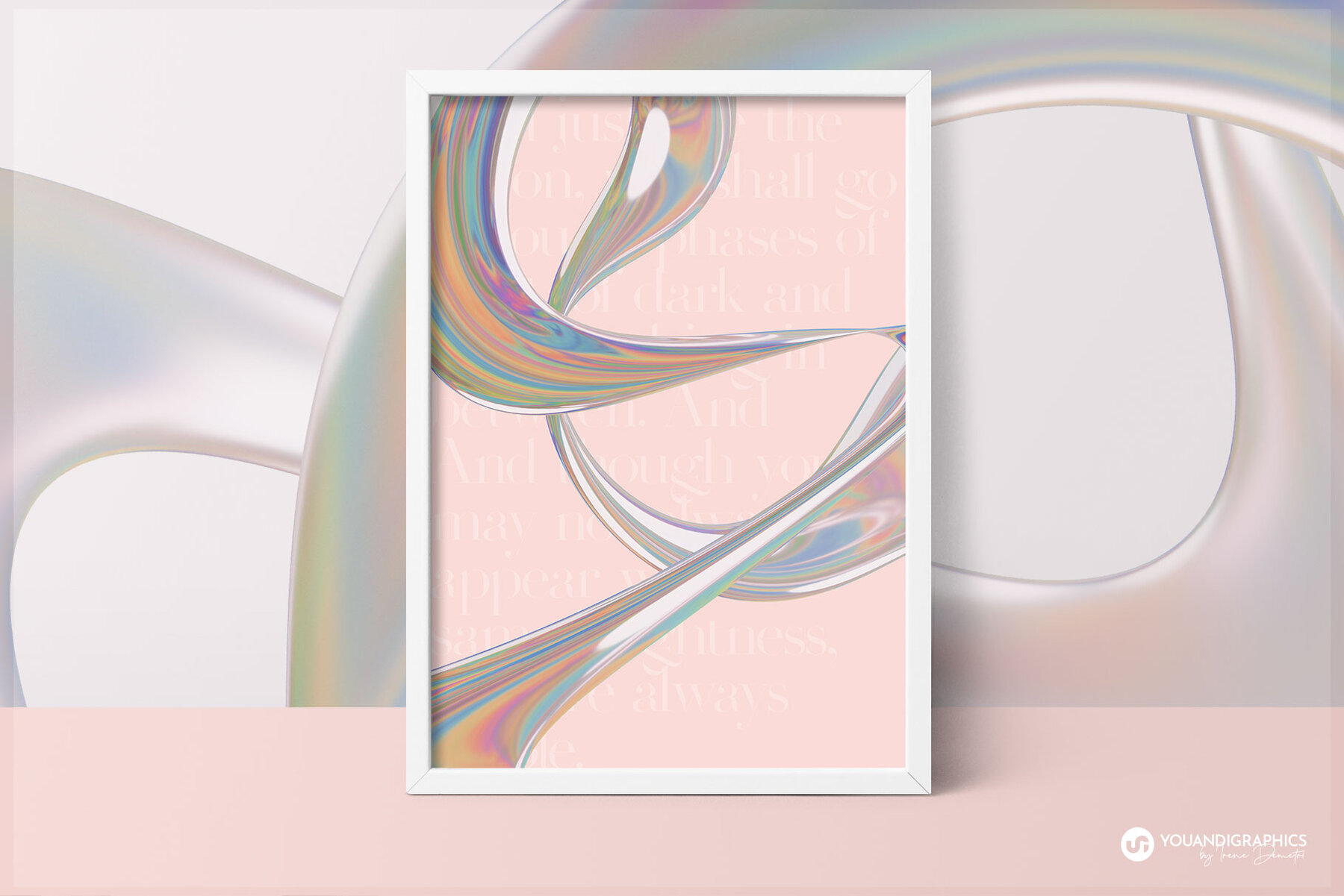 Iridescent Abstract Liquid Shapes 8