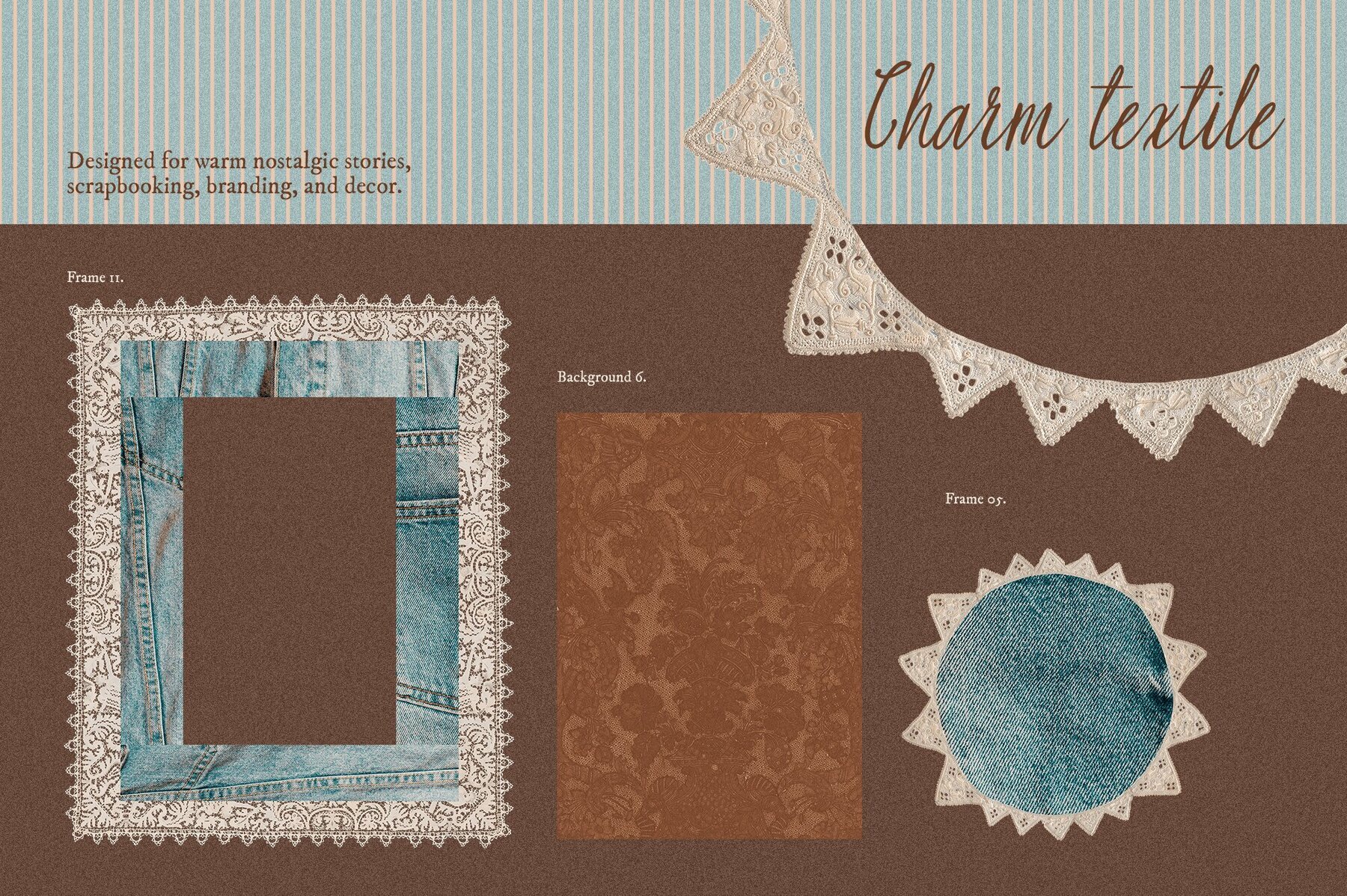 Charm Denim   Lace     Textures Collection 3