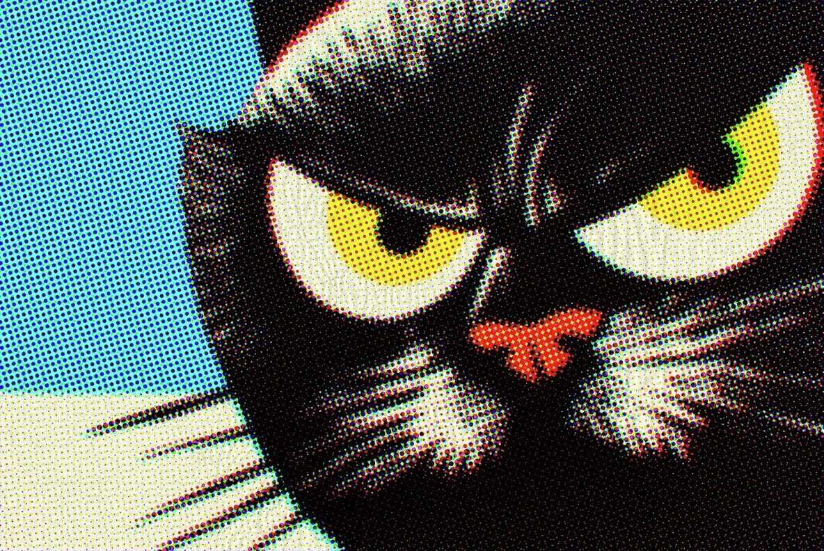 Retro Halftone Printer Design Effect 3