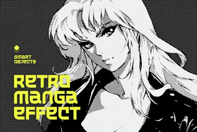 Retro Manga Design Effect