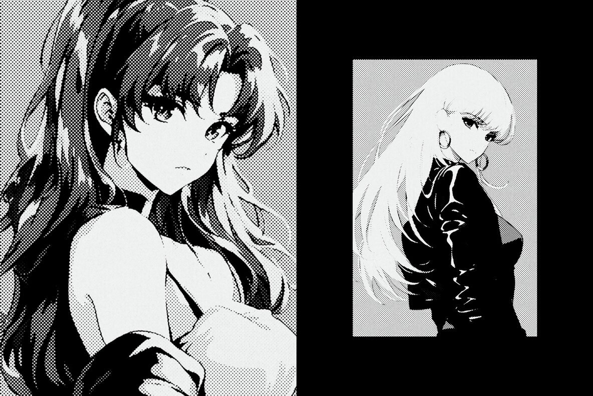 Retro Manga Design Effect 2