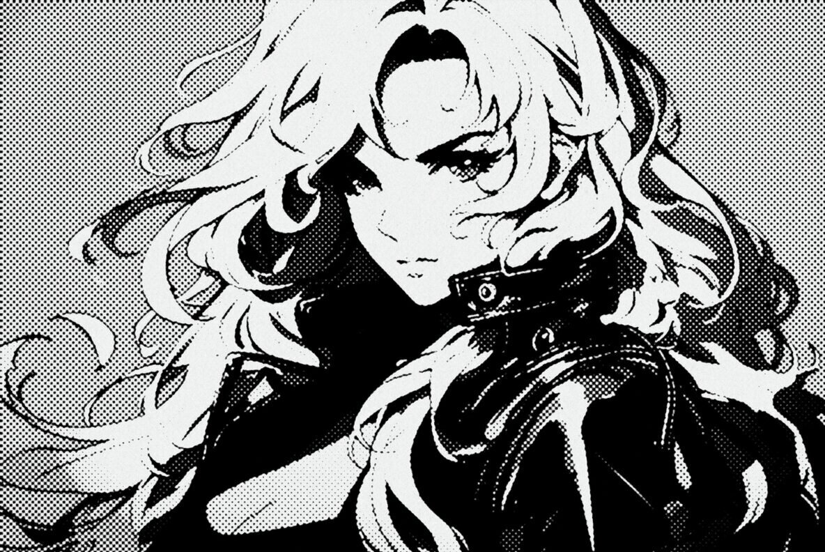 Retro Manga Design Effect 3