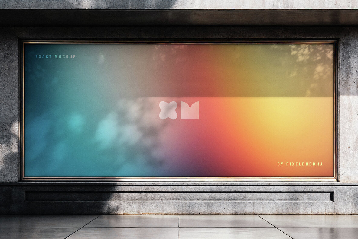 Storefront Window Billboard Mockup 1