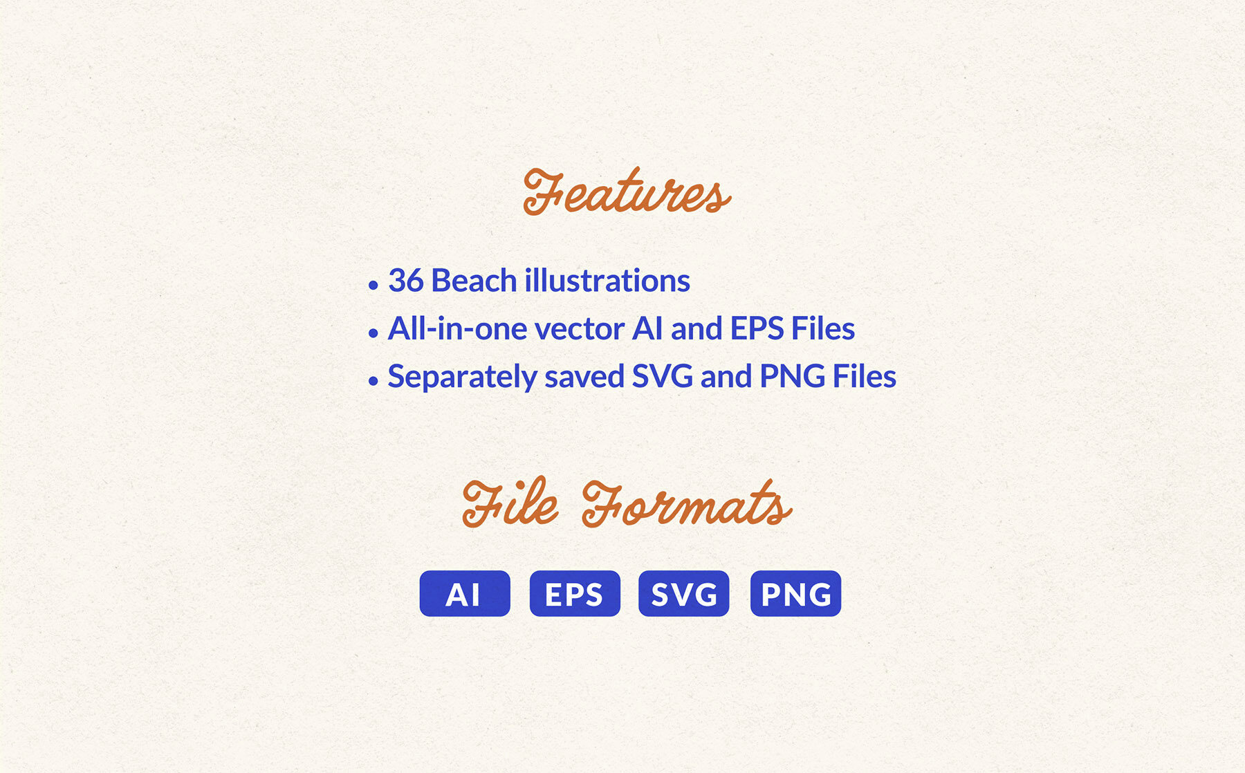 Beach Illustration Set 6