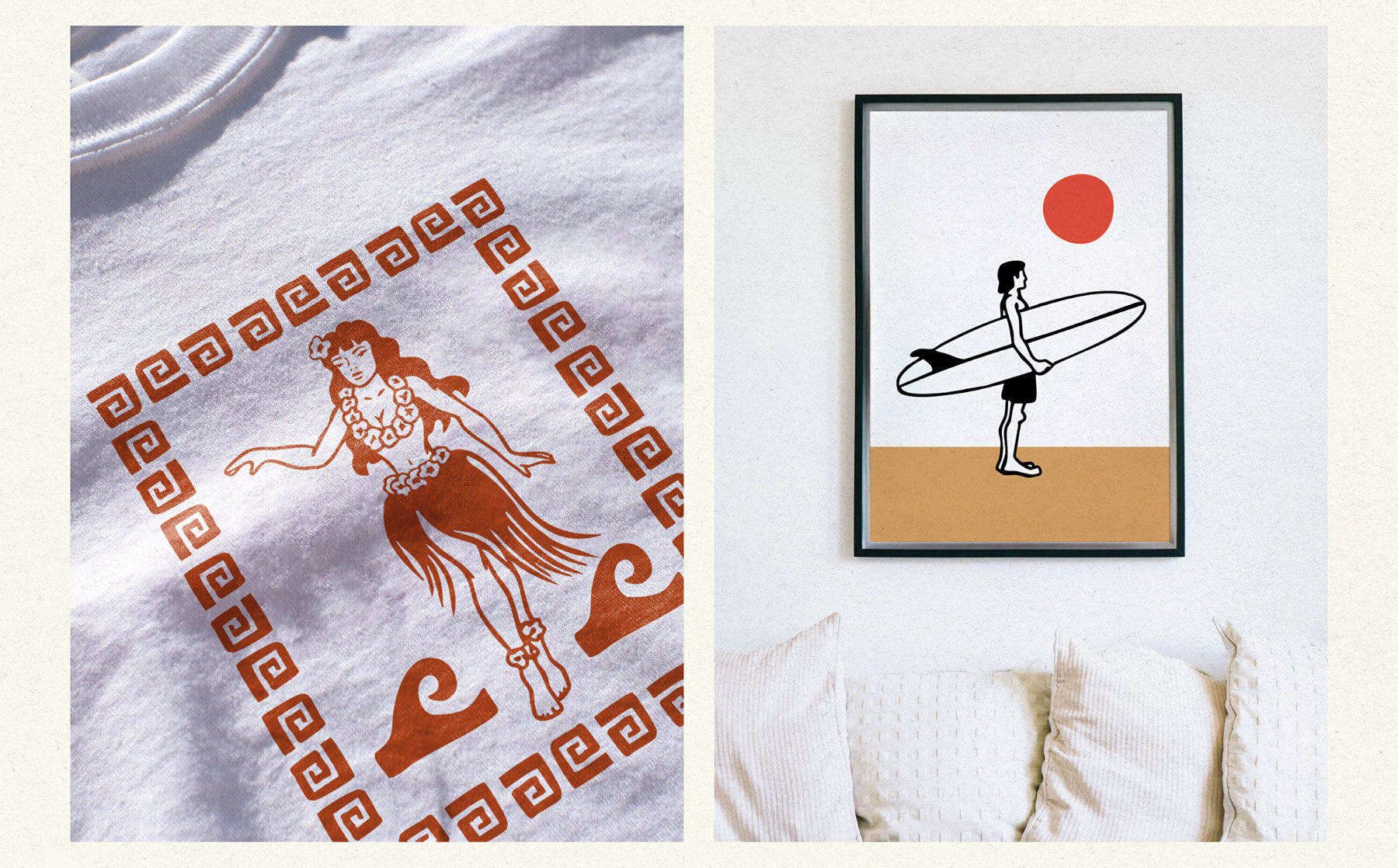 Hawaii Illustration Set 3