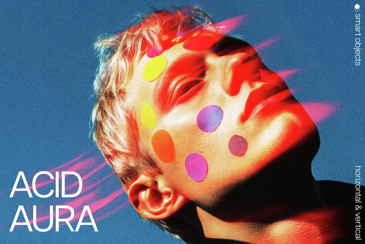 Acid Aura Blur Photo Effect 1