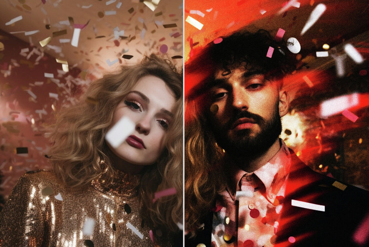 Acid Aura Blur Photo Effect 3