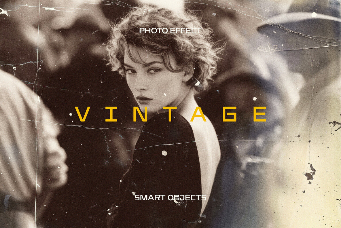 Worn Vintage Photo Effect 1