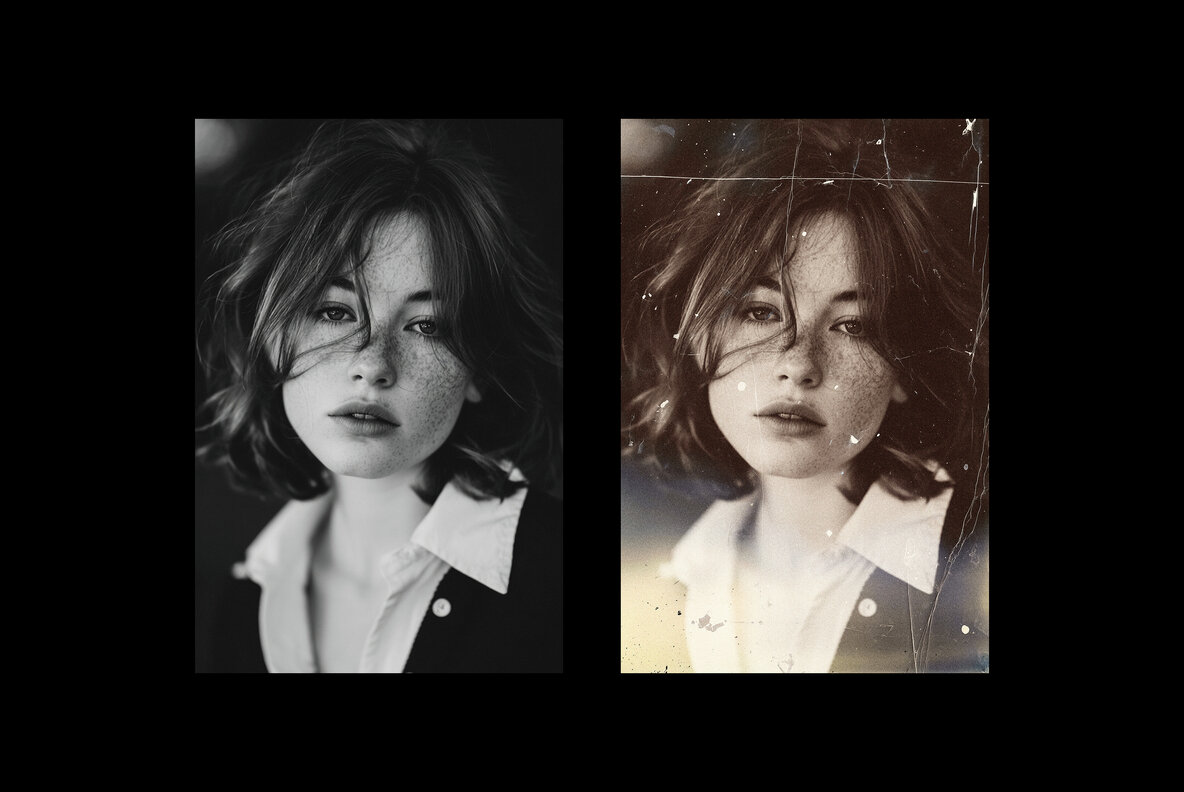 Worn Vintage Photo Effect 5