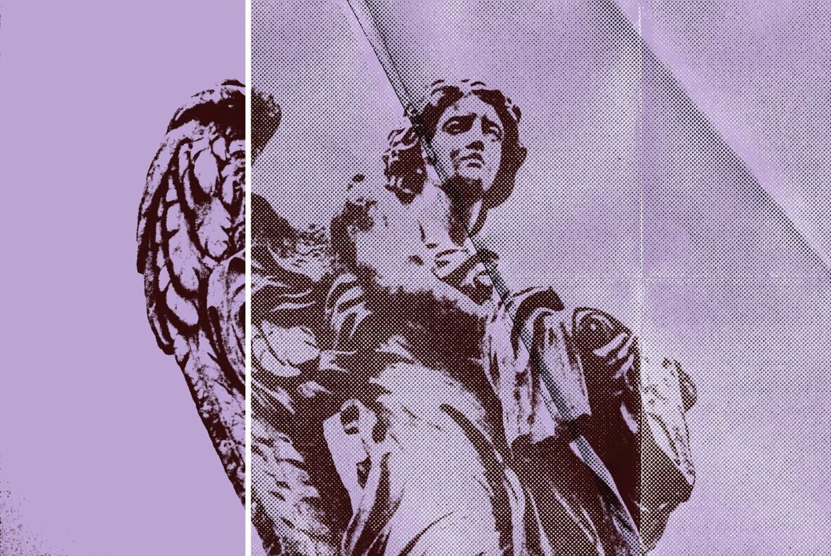 Folded Halftone Textures Collection 7