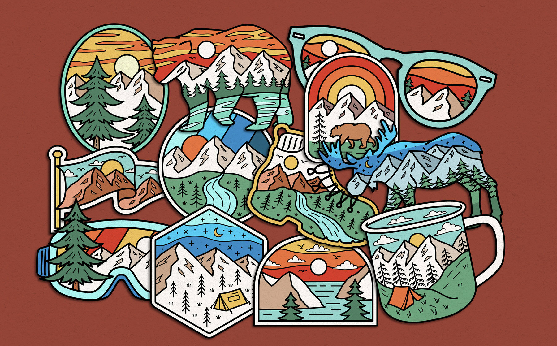 Adventure Badge Collection 6