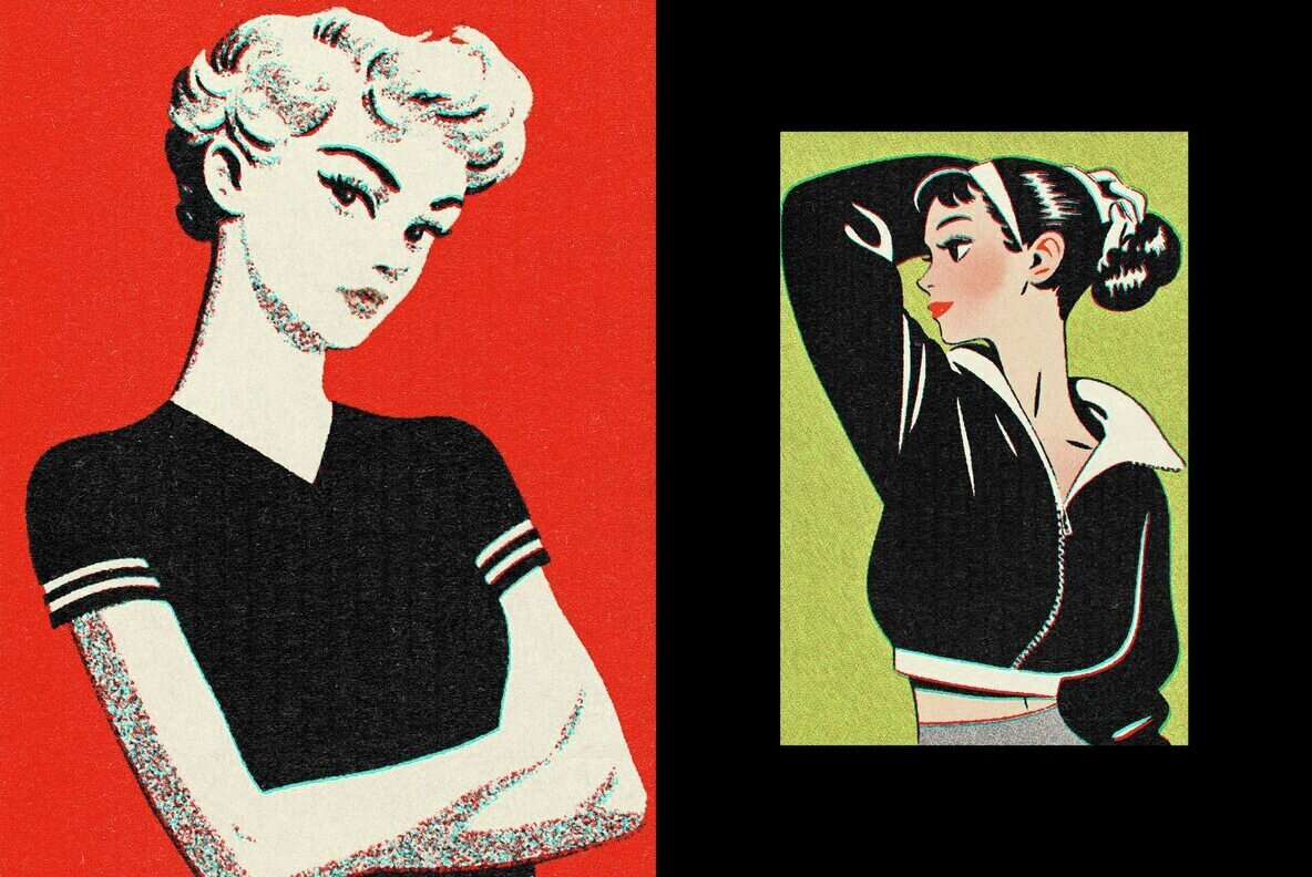 Retro Misprint Design Effect 2