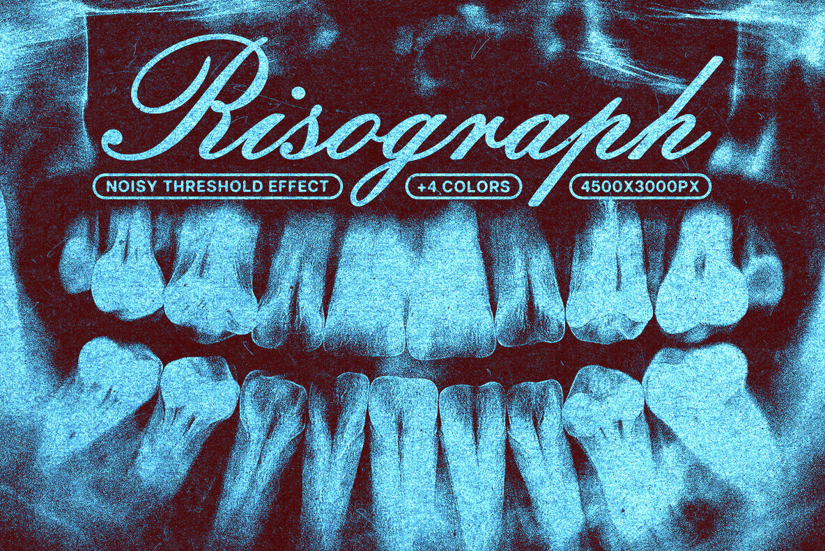 Noise Risoprint Photo Effect 1