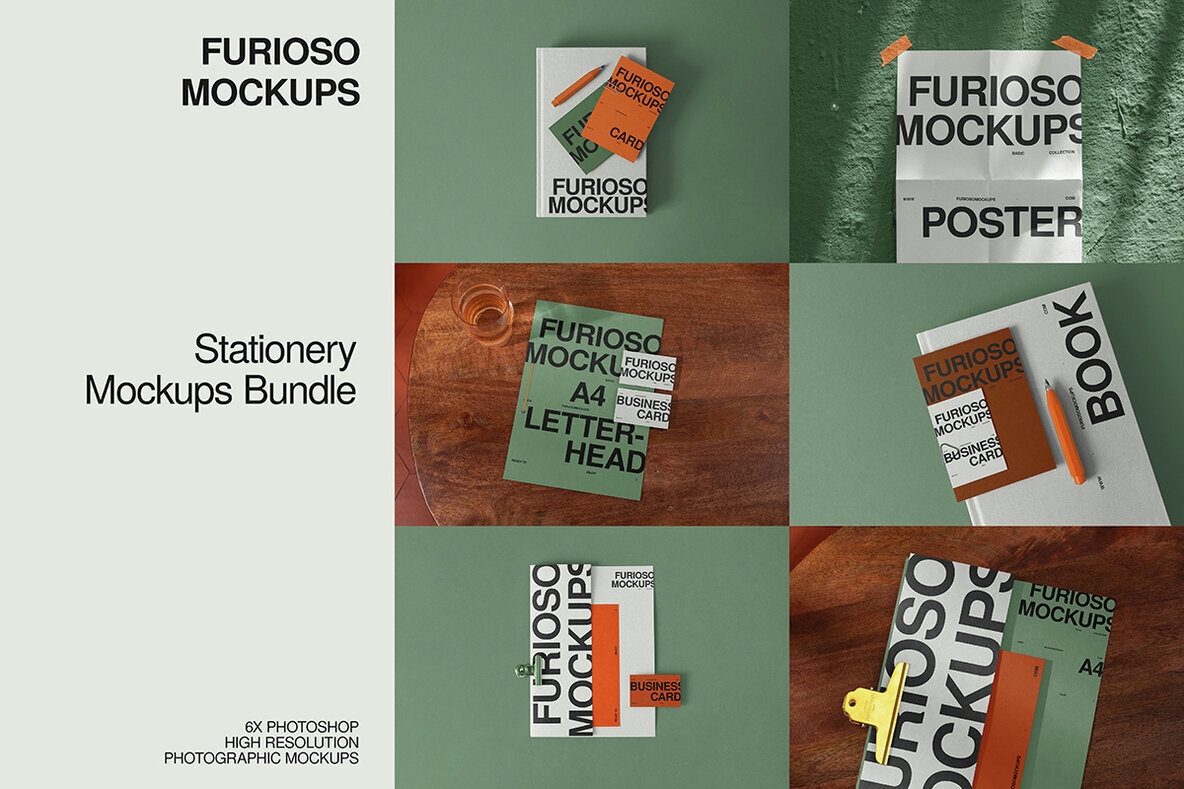 Stationery Mockups Bundle 1