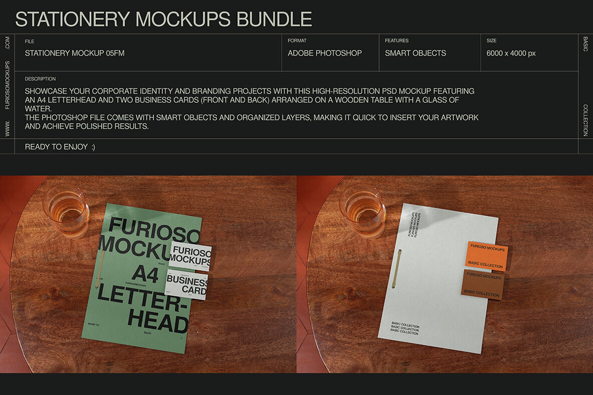 Stationery Mockups Bundle 2