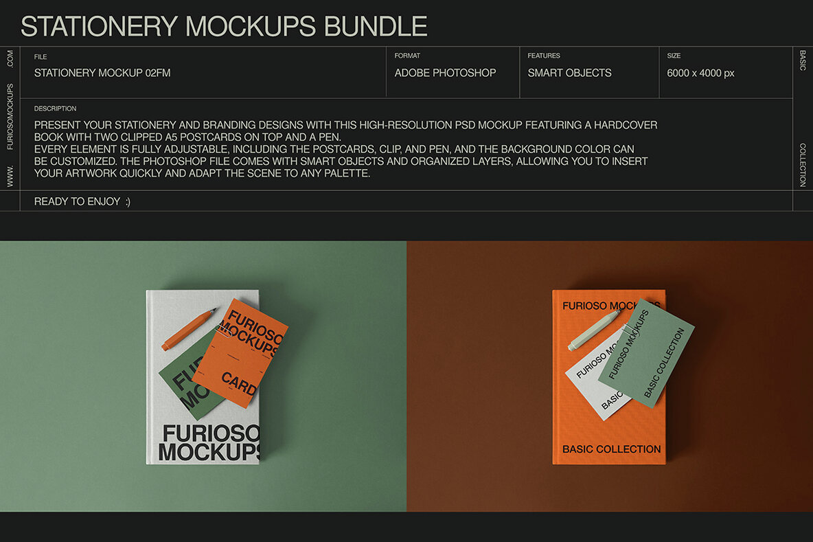 Stationery Mockups Bundle 4