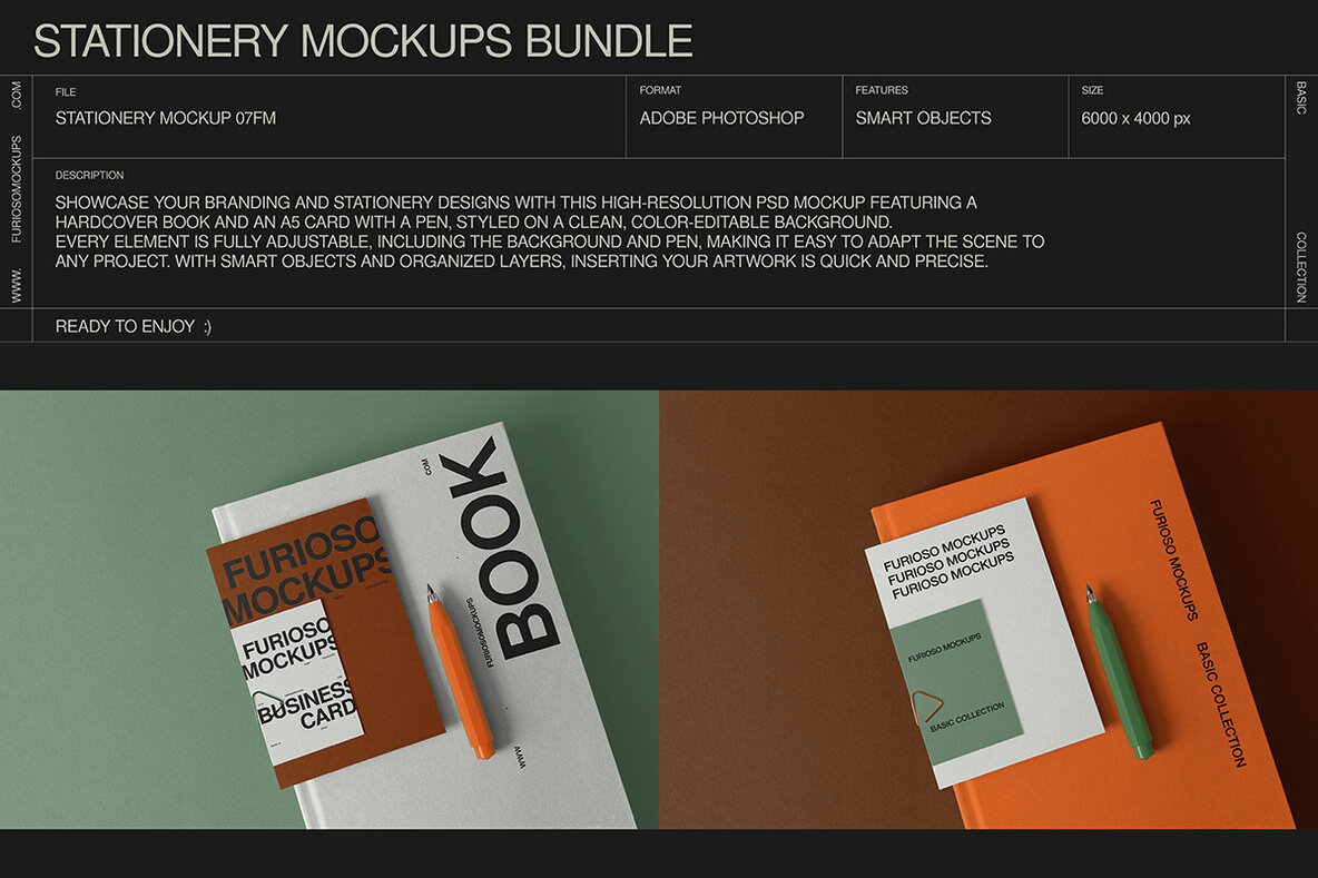 Stationery Mockups Bundle 12