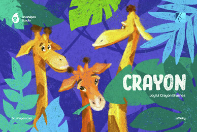 Joyful Crayon Affinity Brushes