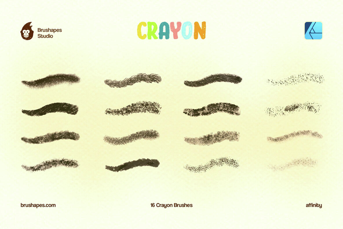 Joyful Crayon Affinity Brushes 8