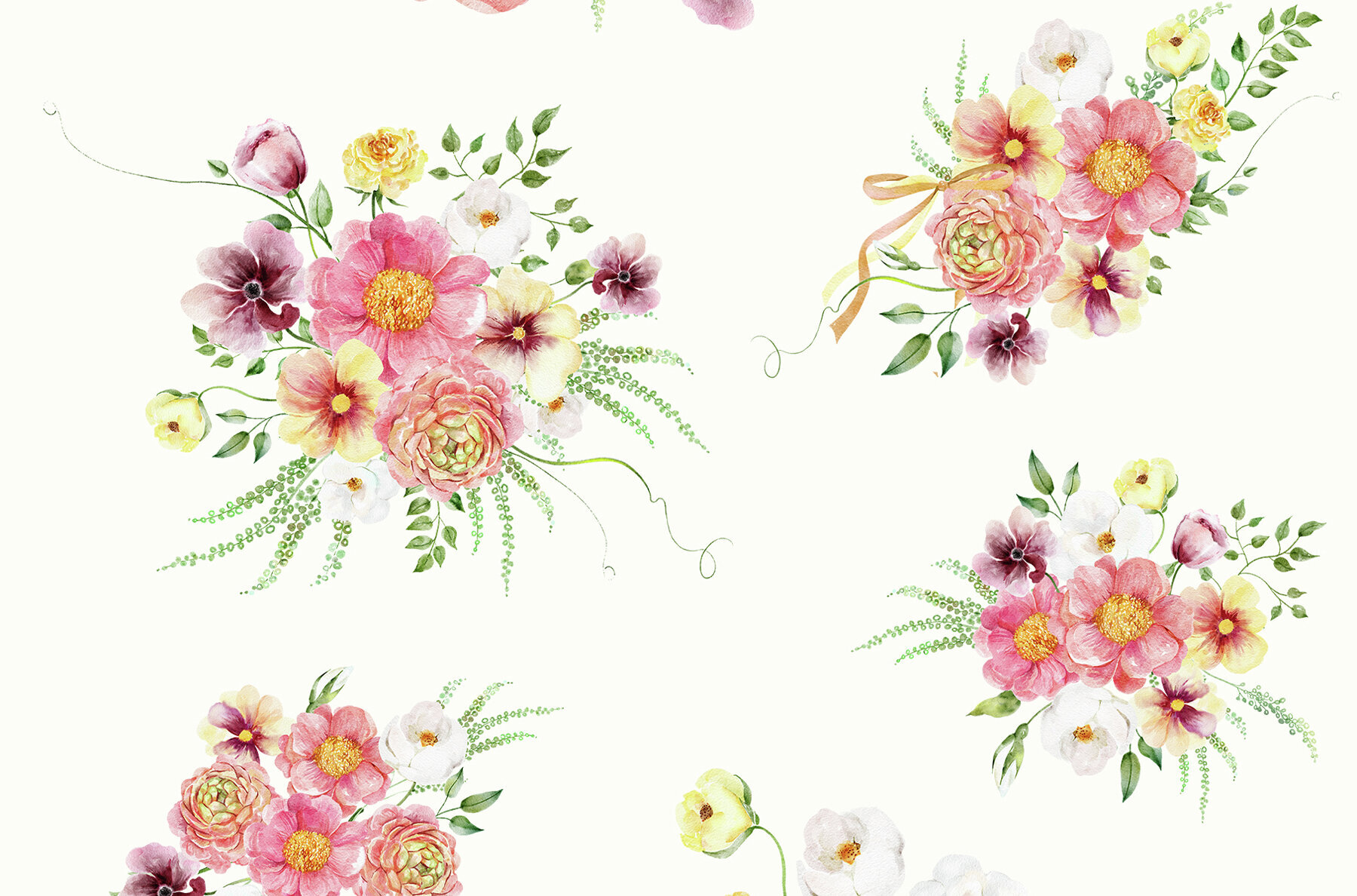 APRIL   Watercolor Spring Collection 3