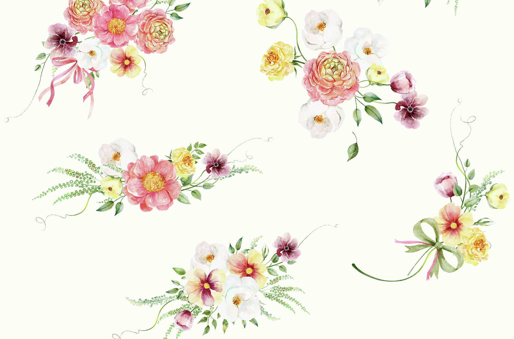 APRIL   Watercolor Spring Collection 4