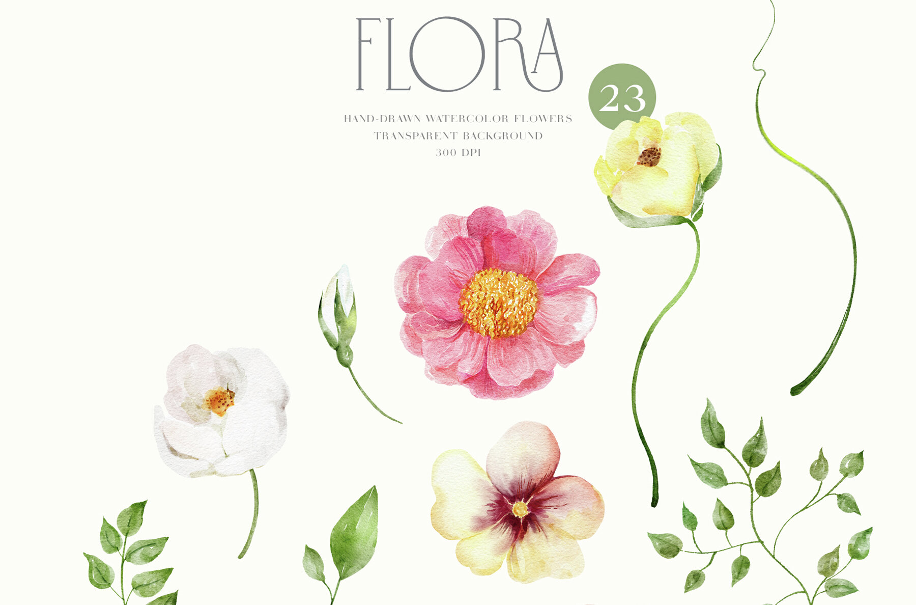 APRIL   Watercolor Spring Collection 5