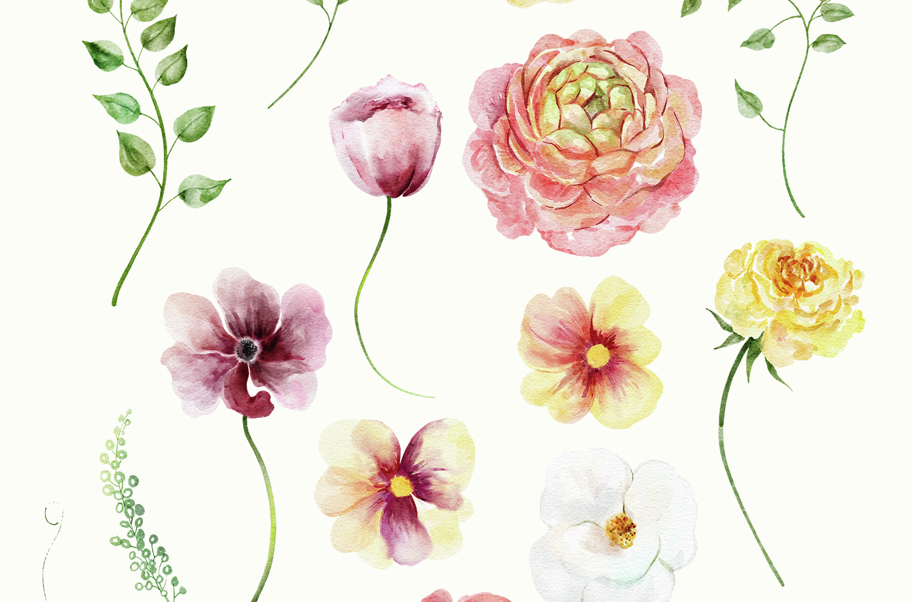 APRIL   Watercolor Spring Collection 6