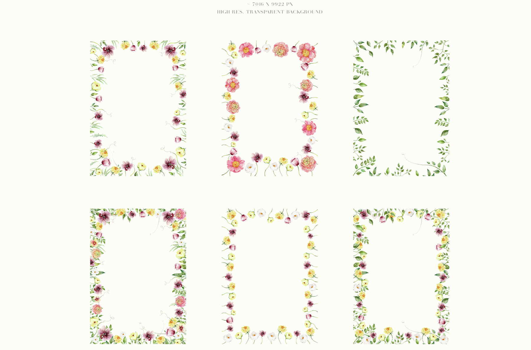 APRIL   Watercolor Spring Collection 12