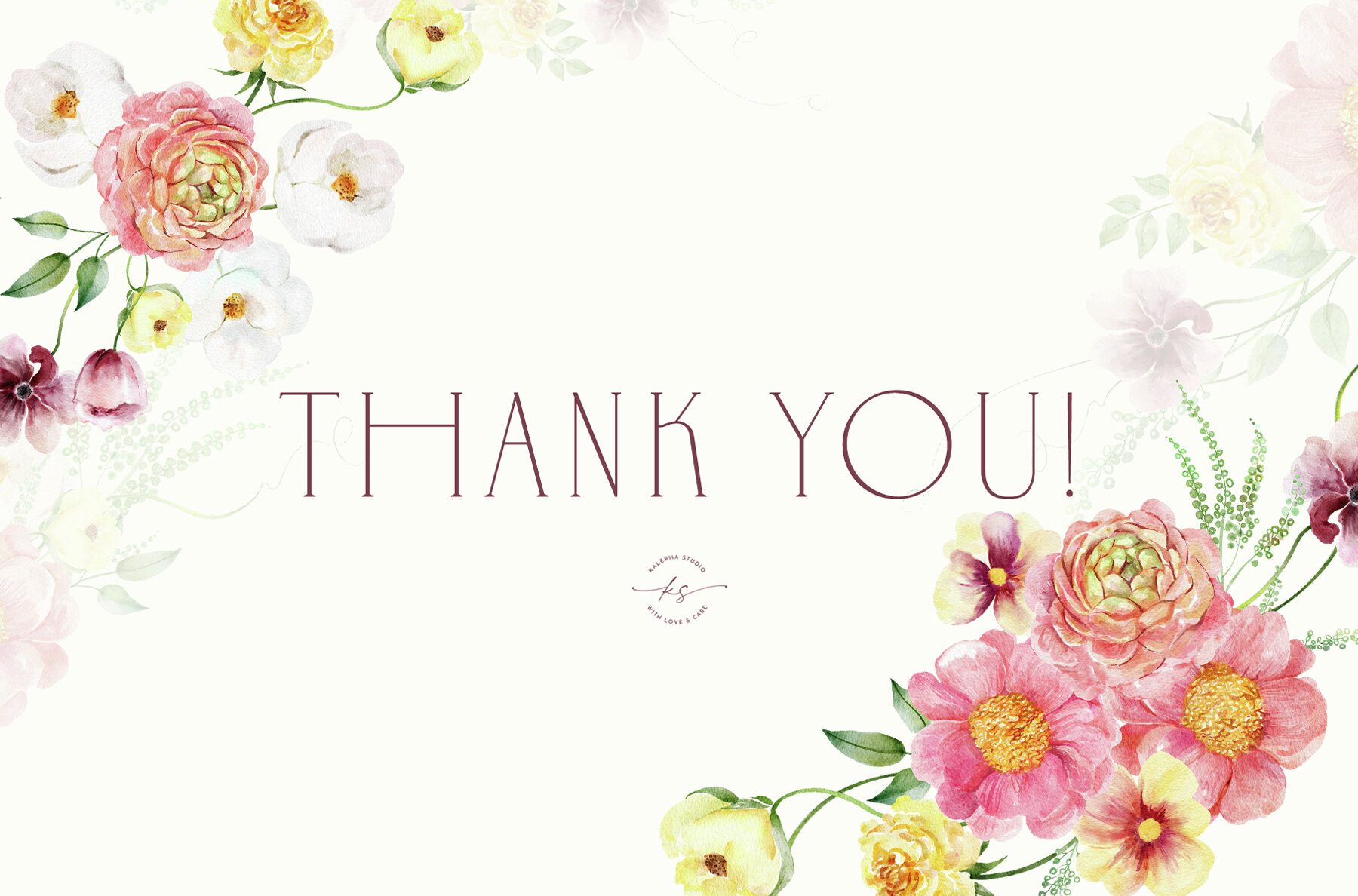 APRIL   Watercolor Spring Collection 18