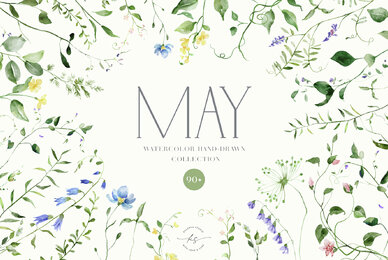 MAY Watercolor Spring Collection