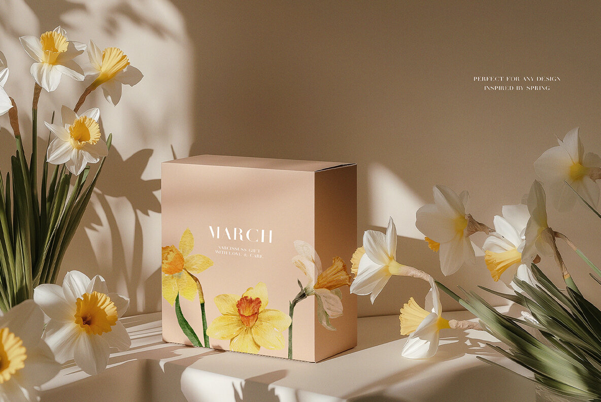 March   Watercolor Spring Collection 6