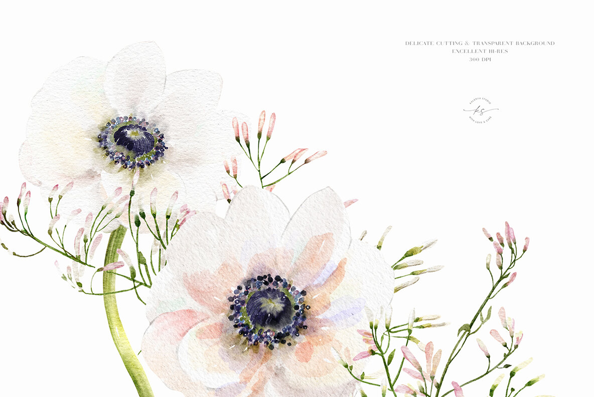 March   Watercolor Spring Collection 7